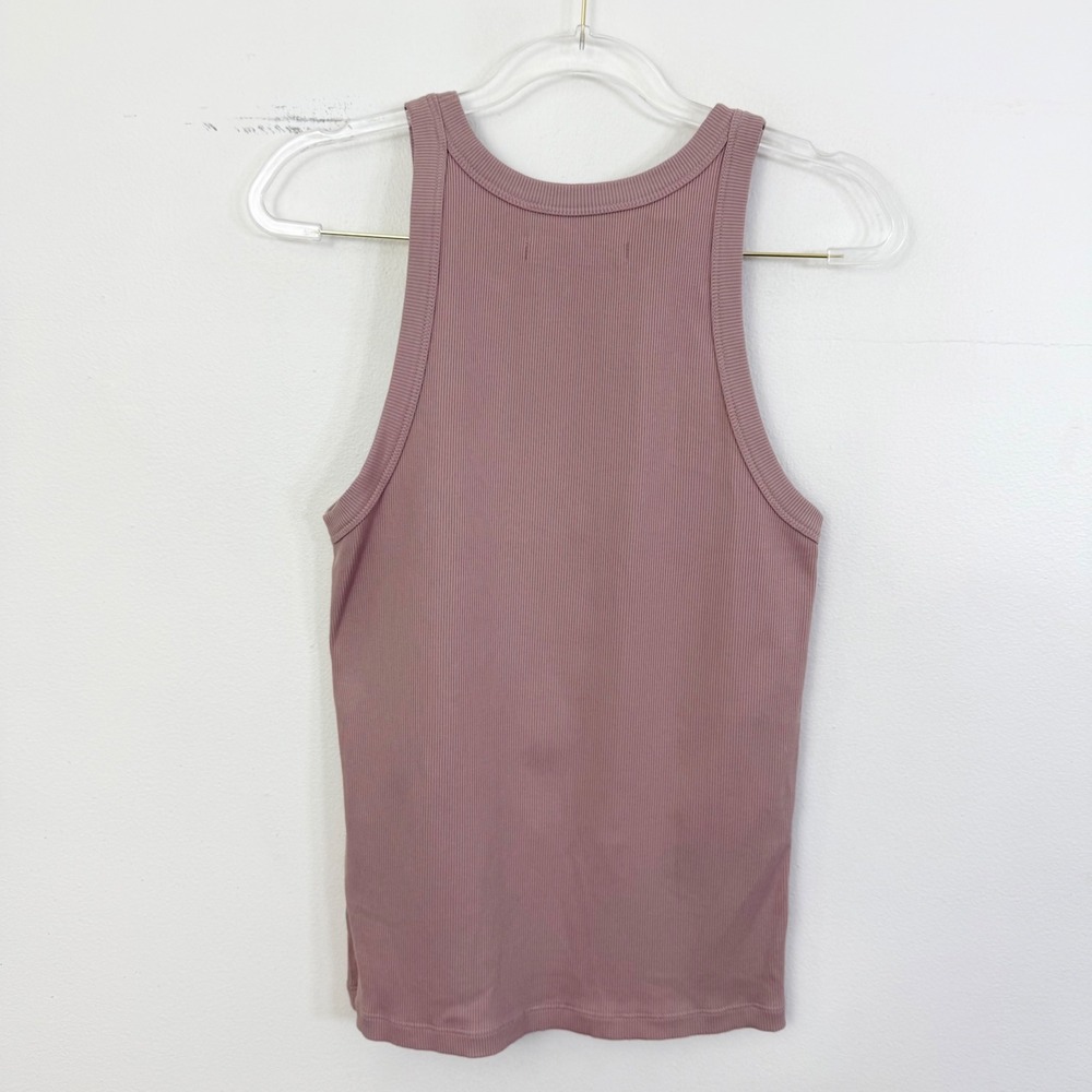 Outerknown Blush Ribbed High-Neck Tank - Picture 7 of 7